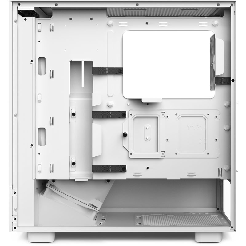 NZXT - NZXT H5 Flow RGB Matte White Mid Tower Case