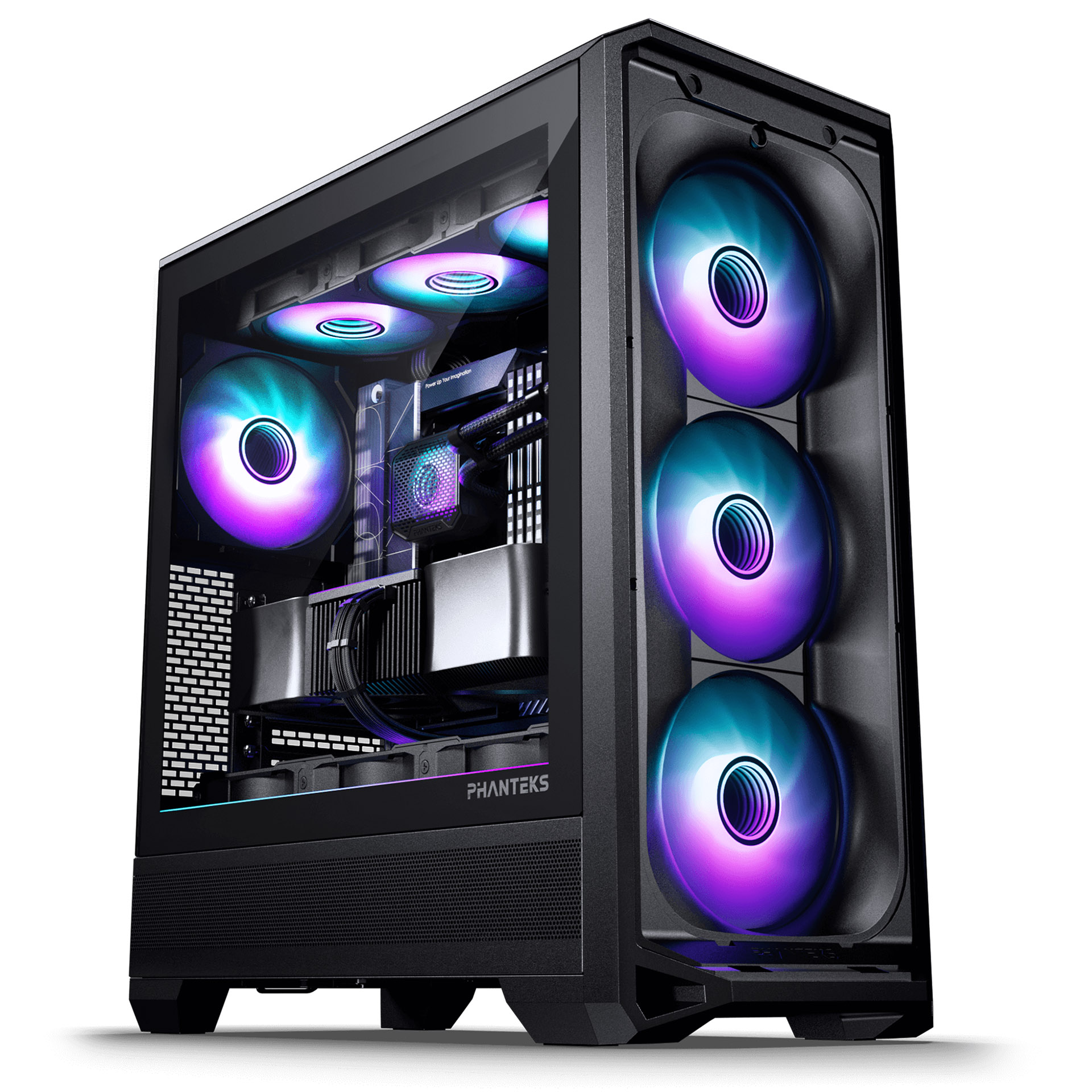 Phanteks - Phanteks Eclipse G400A Case Tempered Glass DRGB Satin Black