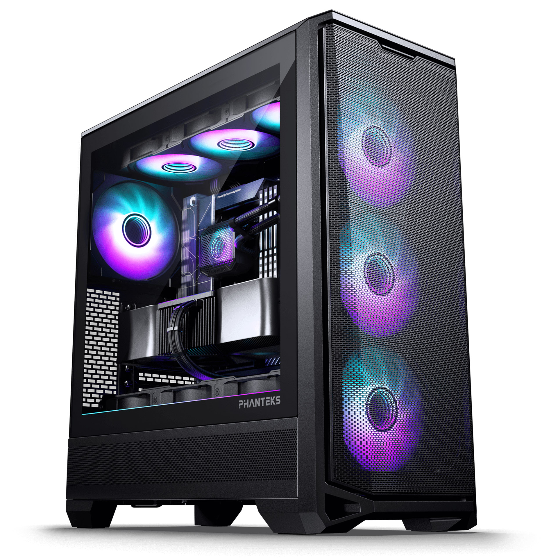 Phanteks - Phanteks Eclipse G400A Case Tempered Glass DRGB Satin Black