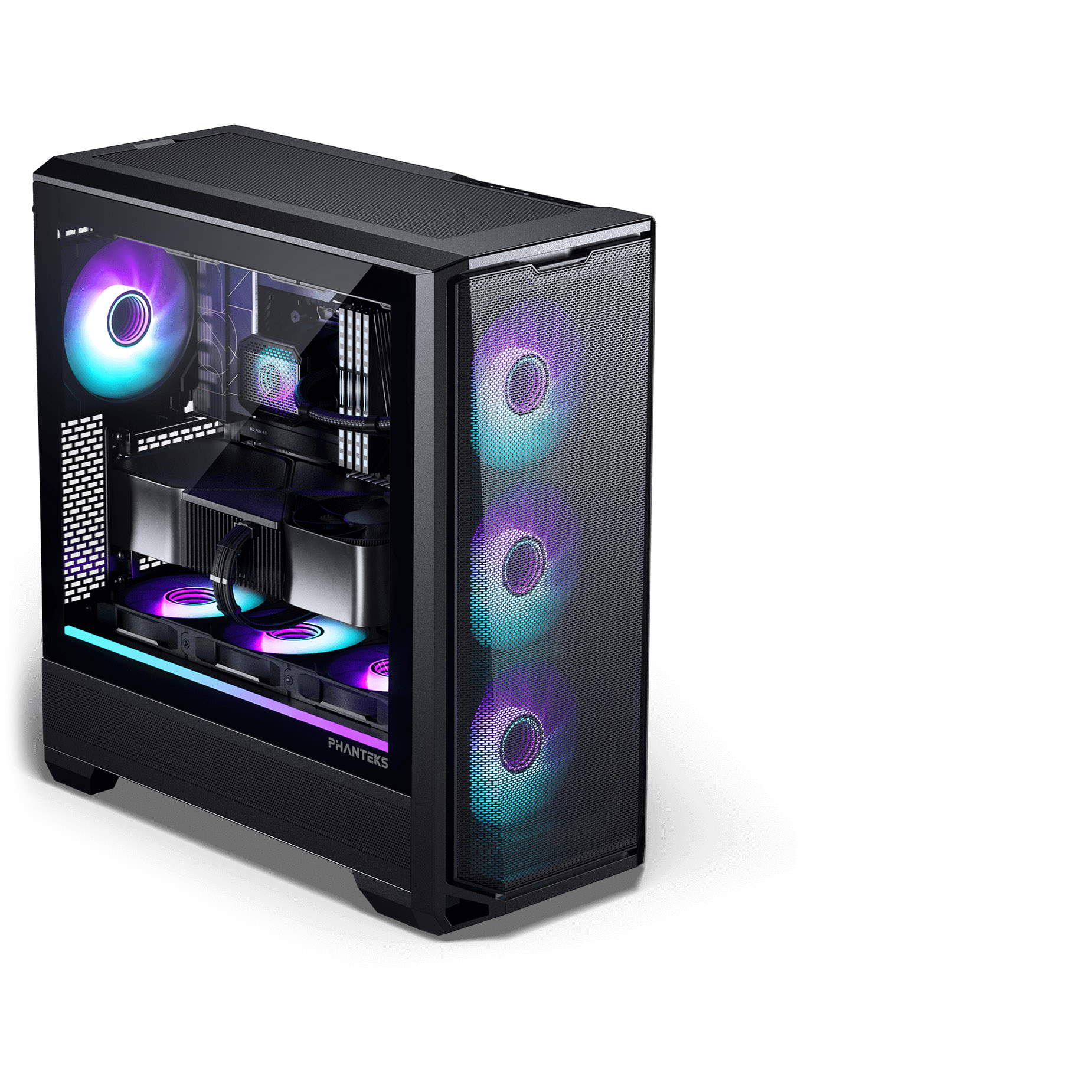 Phanteks - Phanteks Eclipse G400A Case Tempered Glass DRGB Satin Black