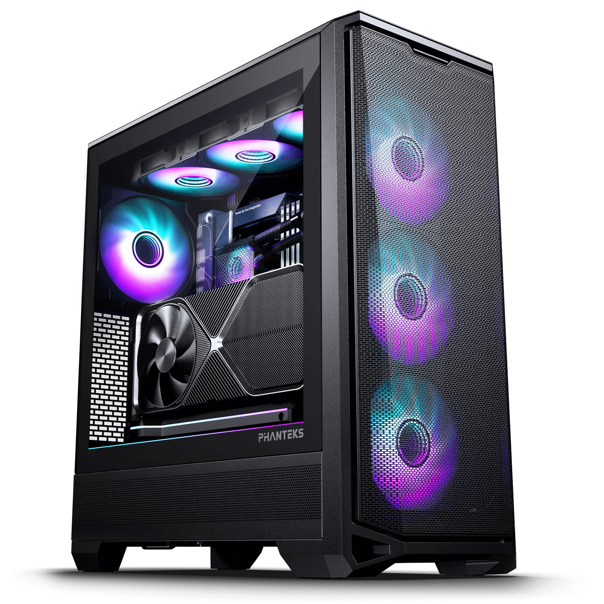 Phanteks - Phanteks Eclipse G400A Case Tempered Glass DRGB Satin Black