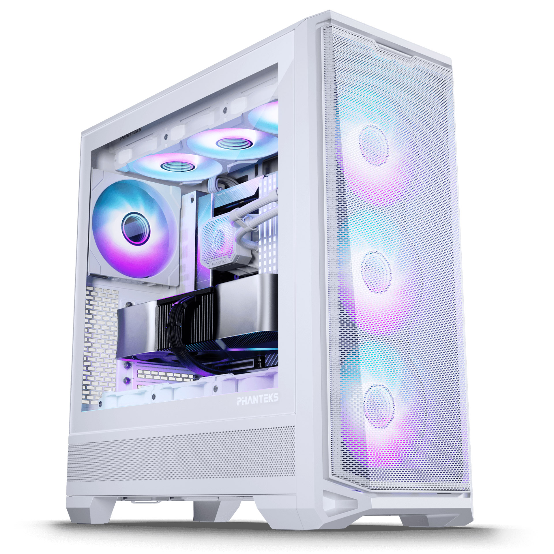 Phanteks - Phanteks Eclipse G400A Case Tempered Glass DRGB Matte White