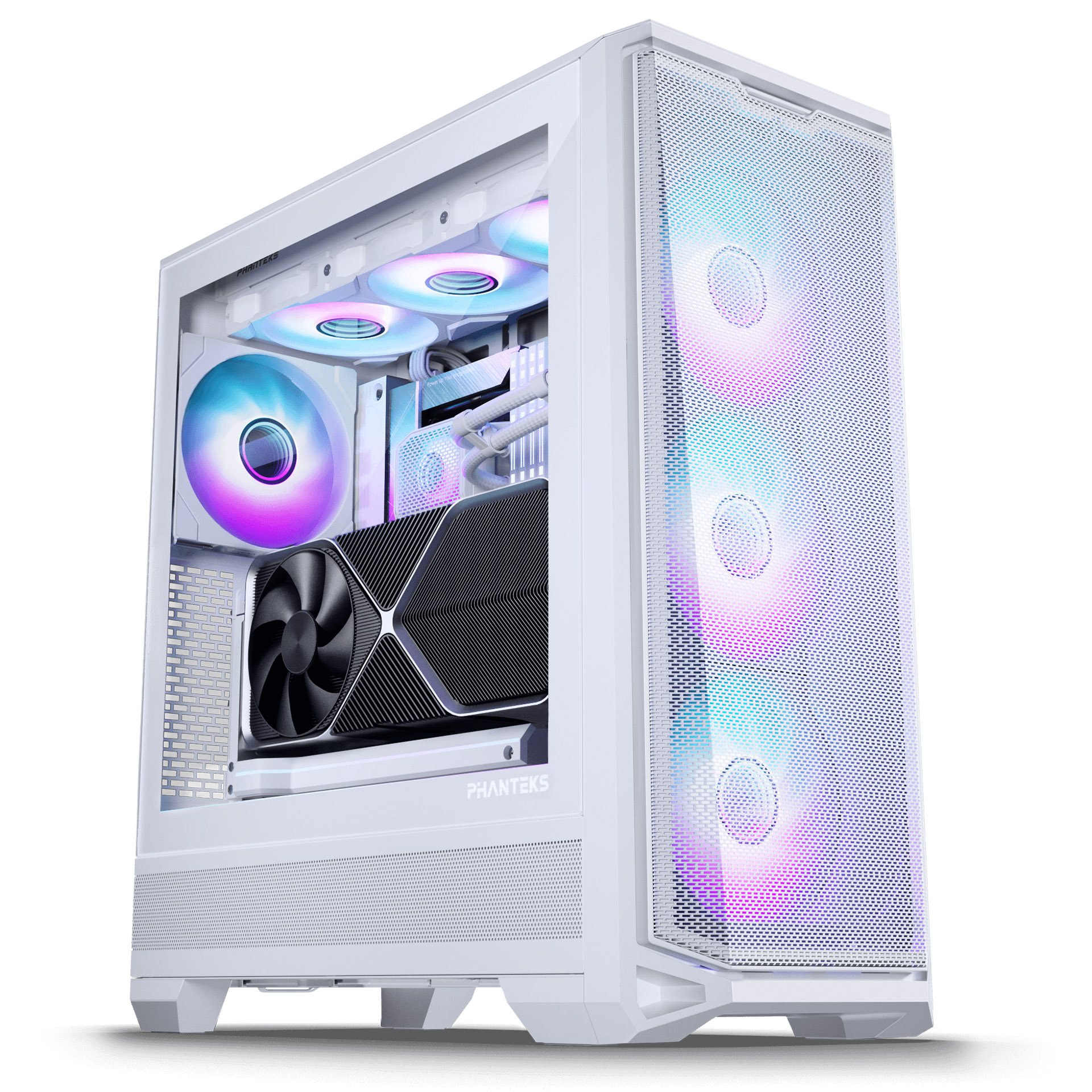 Phanteks - Phanteks Eclipse G400A Case Tempered Glass DRGB Matte White