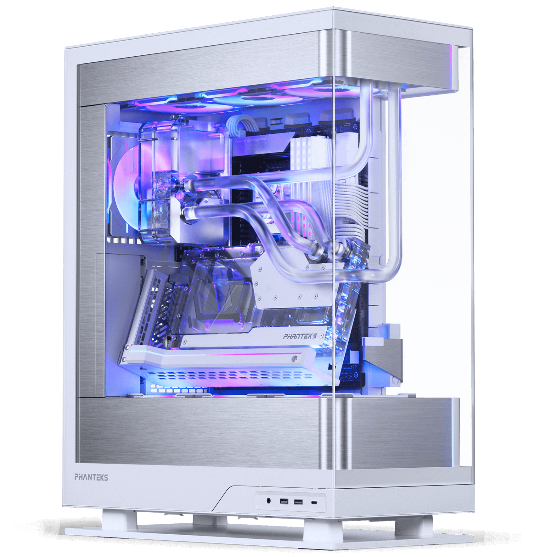 Phanteks - Phanteks Evolv Series X2 Case Tempered Glass Windows DRGB Matte White