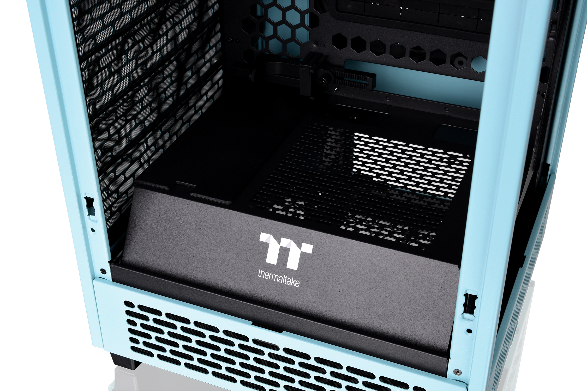 ThermalTake - Thermaltake The Tower 200 Mini Tower Case - Turquoise