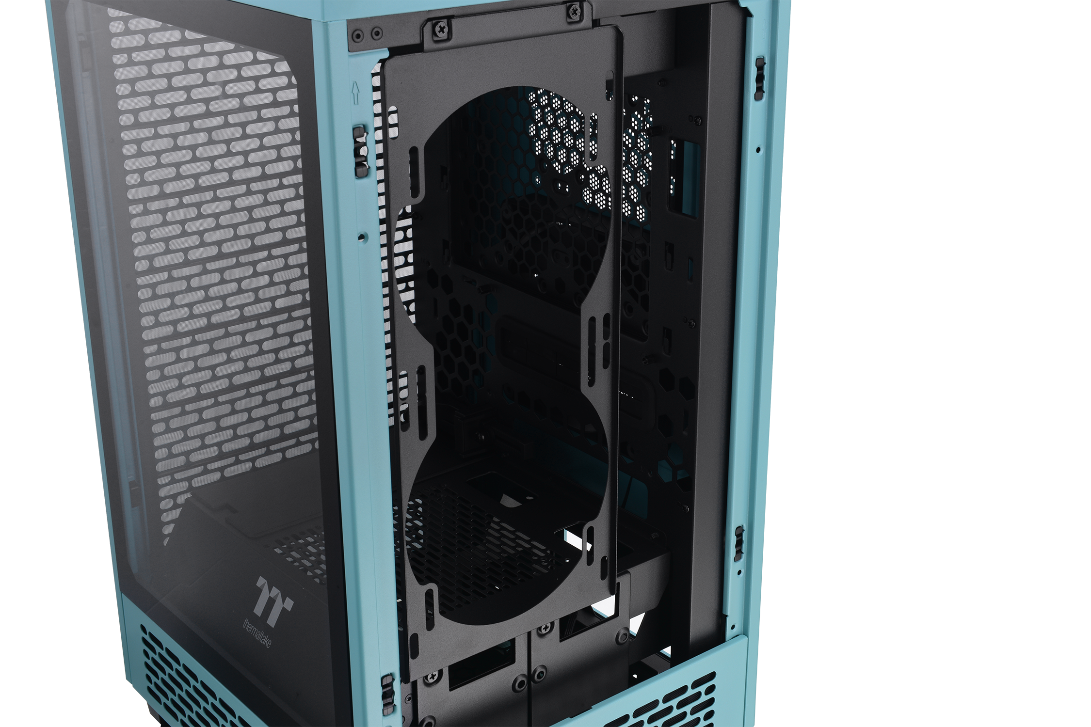 ThermalTake - Thermaltake The Tower 200 Mini Tower Case - Turquoise