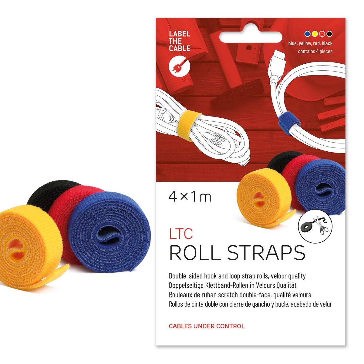 LTC Rolls, Cable Management Tape Roll (mixed)