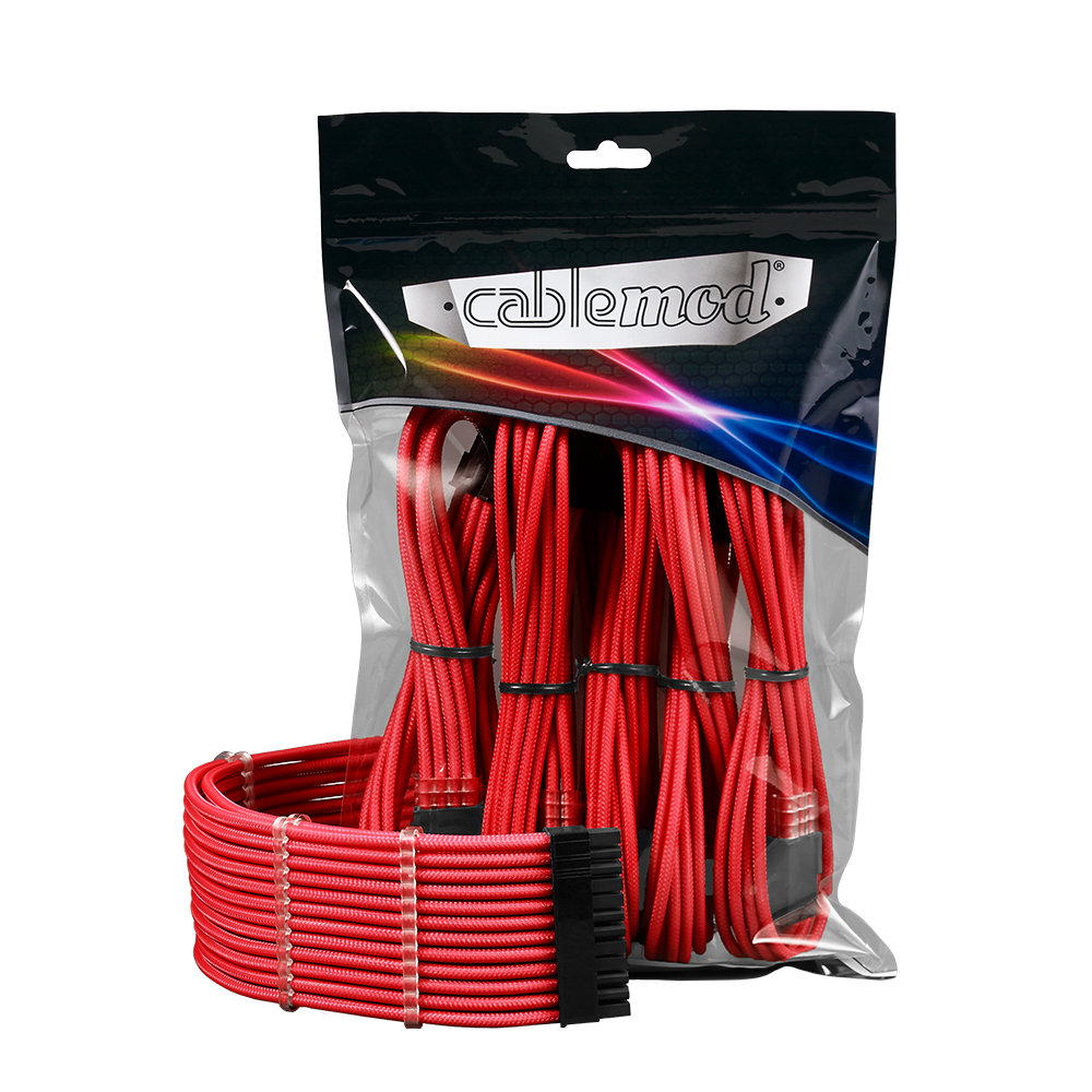 CableMod Pro ModMesh 12VHPWR Cable Extension Kit (Blood Red)