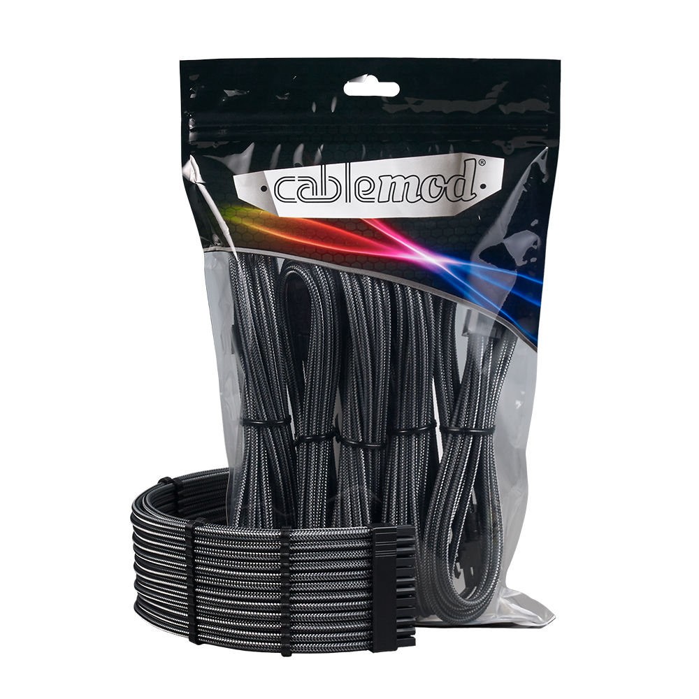 CableMod - CableMod Pro ModMesh 12VHPWR Cable Extension Kit (Carbon)