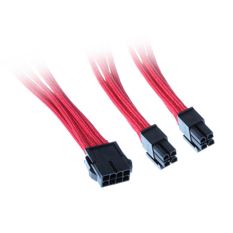 Silverstone 8-pin EPS on 4+4 Pin 30cm ATX/EPS Extension - Red
