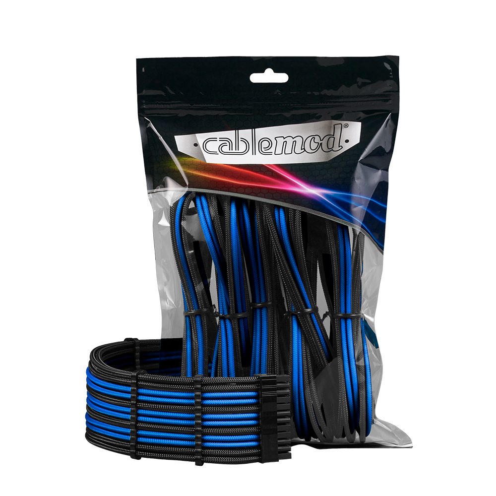 CableMod Pro ModMesh 12VHPWR Cable Extension Kit (Black / Blue)