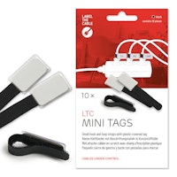 Photos - Other Components LTC Mini, Cable Management Ties with Labels   2510 (Black)