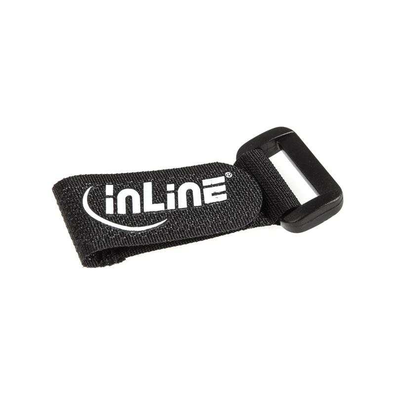 InLine - InLine Velcro Cable Ties 20x100mm 10 Pieces Black