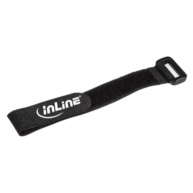 InLine - InLine Velcro Cable Ties 20x200mm 10 Pieces Black