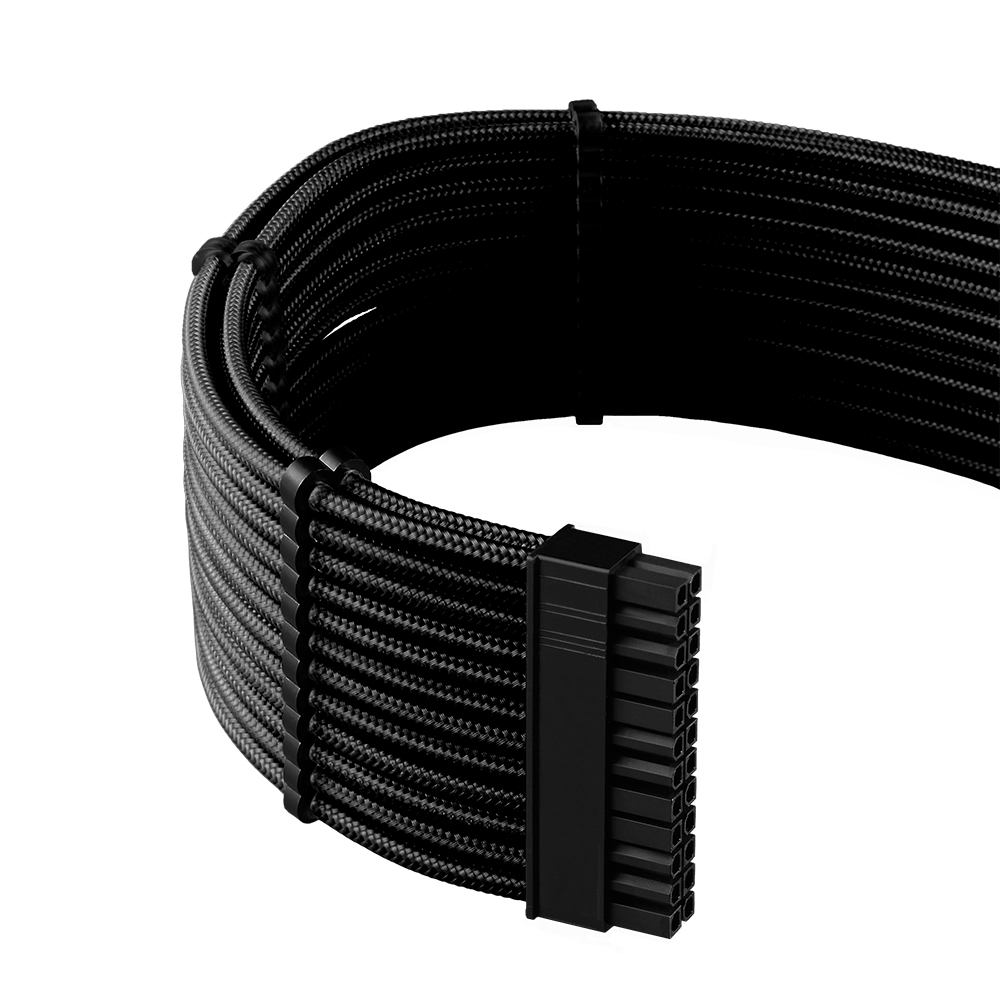 CableMod - CableMod RT-Series Pro ModMesh Sleeved 12VHPWR Dual Cable Kit for ASUS and Seasonic (Black)