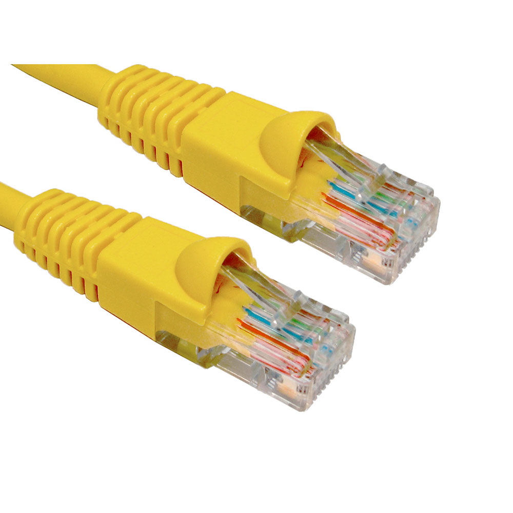 Overclockers UK - OcUK Professional Cat6 RJ45 1m Network Cable - Yellow (B6-501Y)