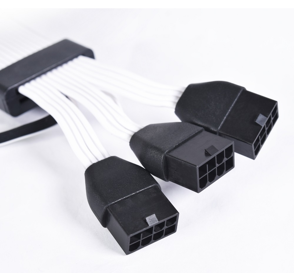 Lian Li - Lian Li Strimer V2 ARGB 3x8-Pin to 12+4-Pin 12VHPWR extension cable