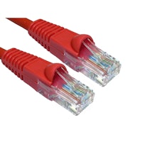 Photos - Ethernet Cable Cables Direct Overclockers UK OcUK Professional Cat6 RJ45 2m Network Cable - Red (B6-502 