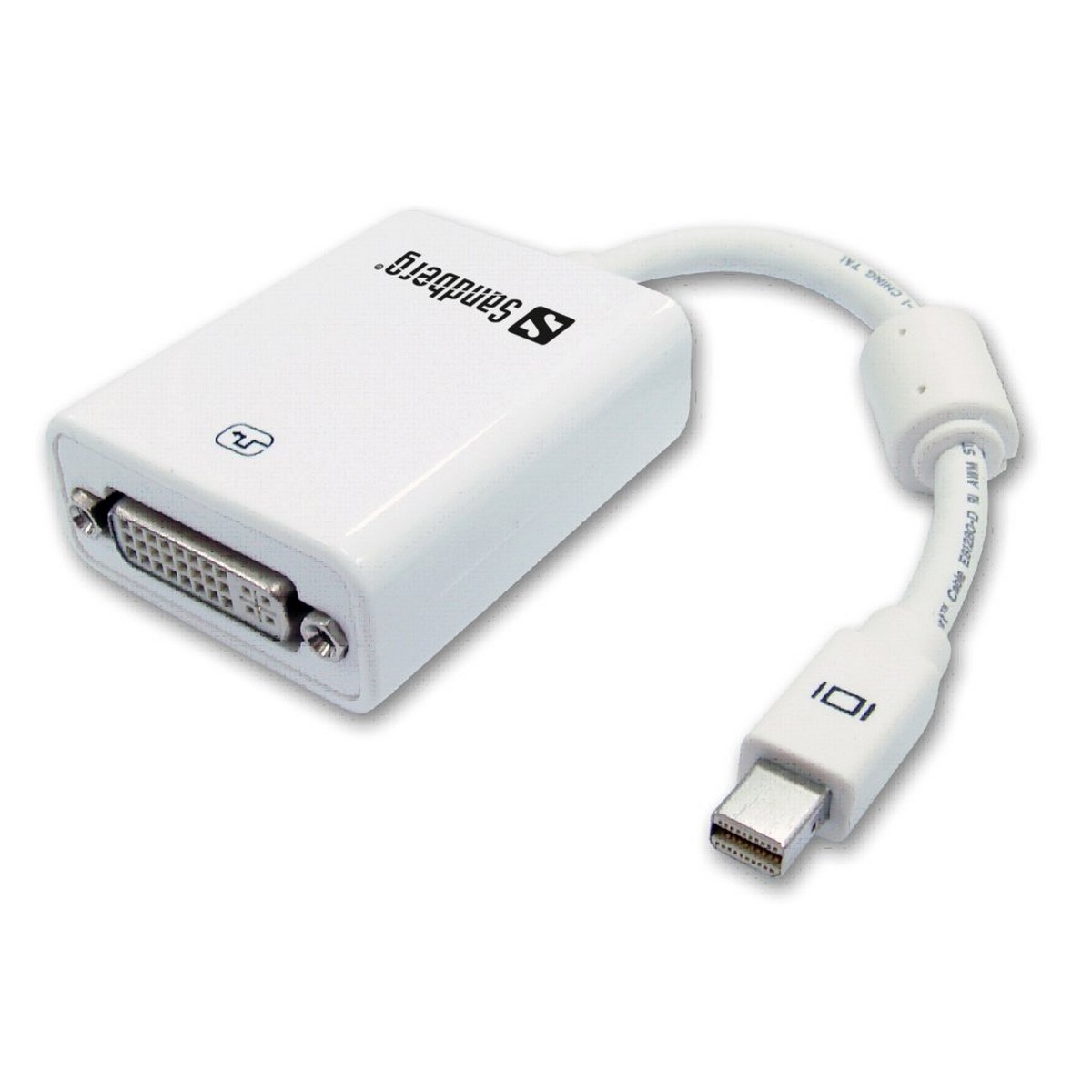 Sandberg Mini DisplayPort Male to DVI Converter Cable