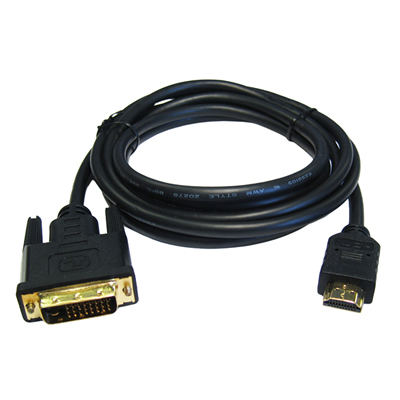 OcUK Value 3m DVI to HDMI Gold Plated Cable (CDLDV-303)