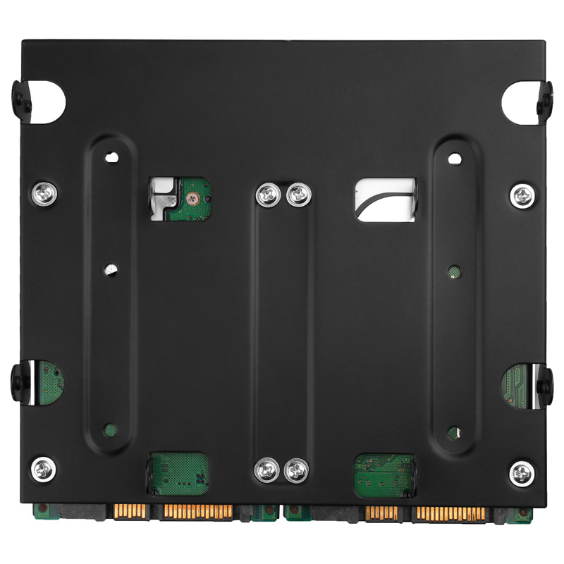 AXAGON - AXAGON RHD-435 Converter for 4x 2.5" HDD (2x 2.5" HDDSSD & 1x 3.5" HDD) into 5.25" position, black