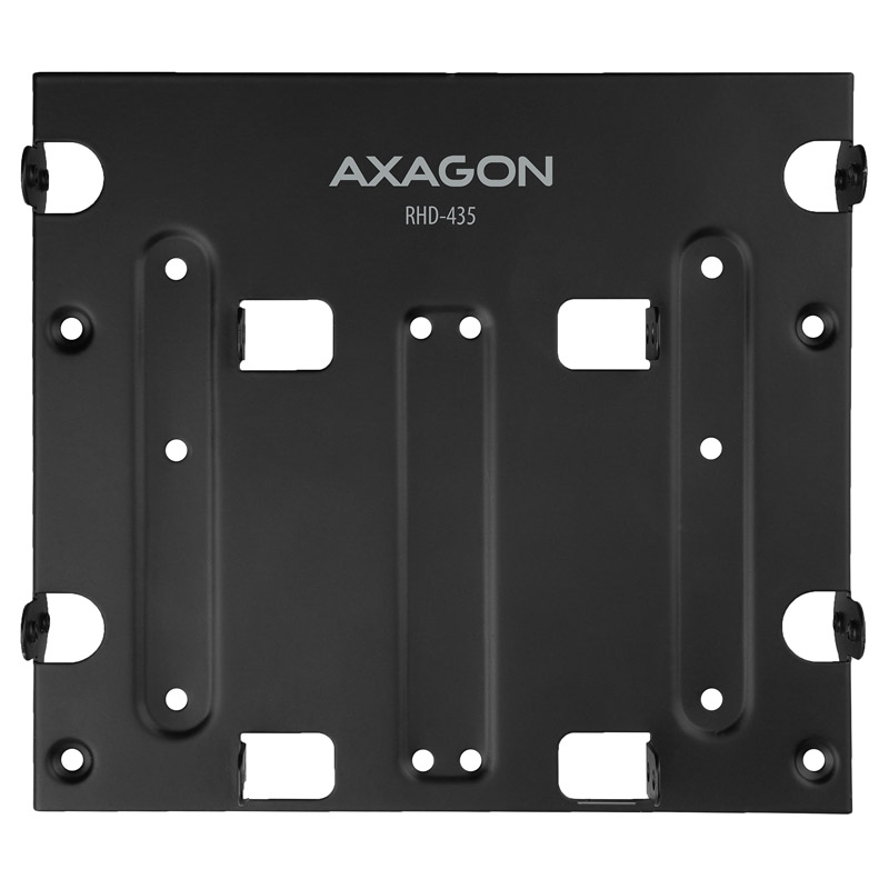 AXAGON - AXAGON RHD-435 Converter for 4x 2.5" HDD (2x 2.5" HDDSSD & 1x 3.5" HDD) into 5.25" position, black