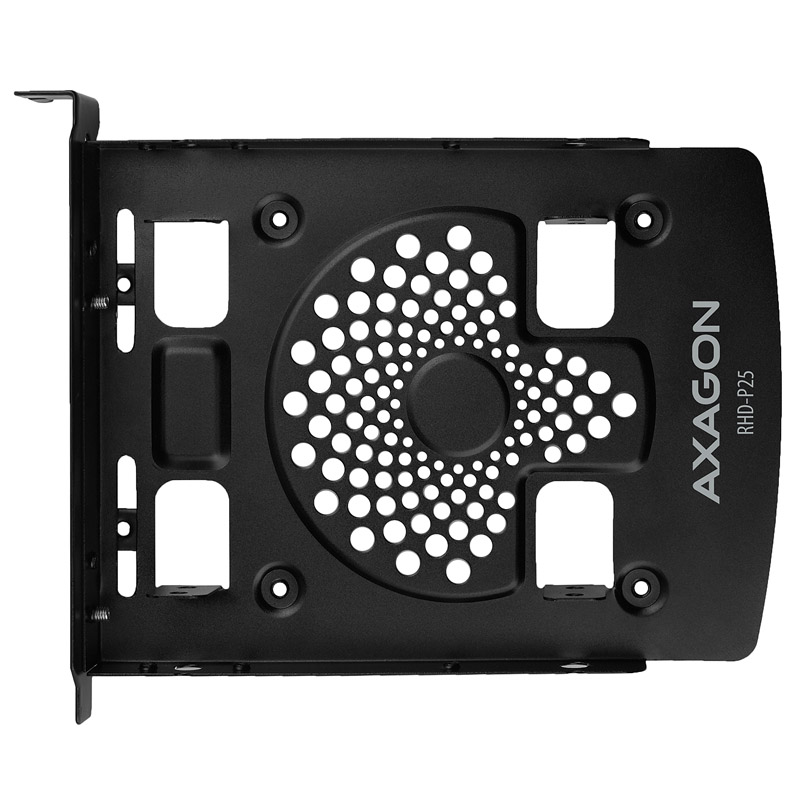 AXAGON - AXAGON RHD-P25 Reduction for 2x 2.5" HDD into 3.5" or PCI position, black