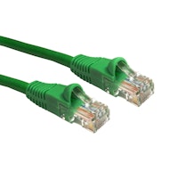 Photos - Ethernet Cable Overclockers UK OcUK Professional Cat6 RJ45 2m Network Cable - Green (B6-5