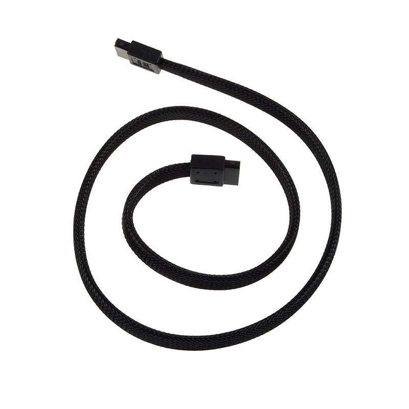 Silverstone - Silverstone SATA III Cable 50cm - Black