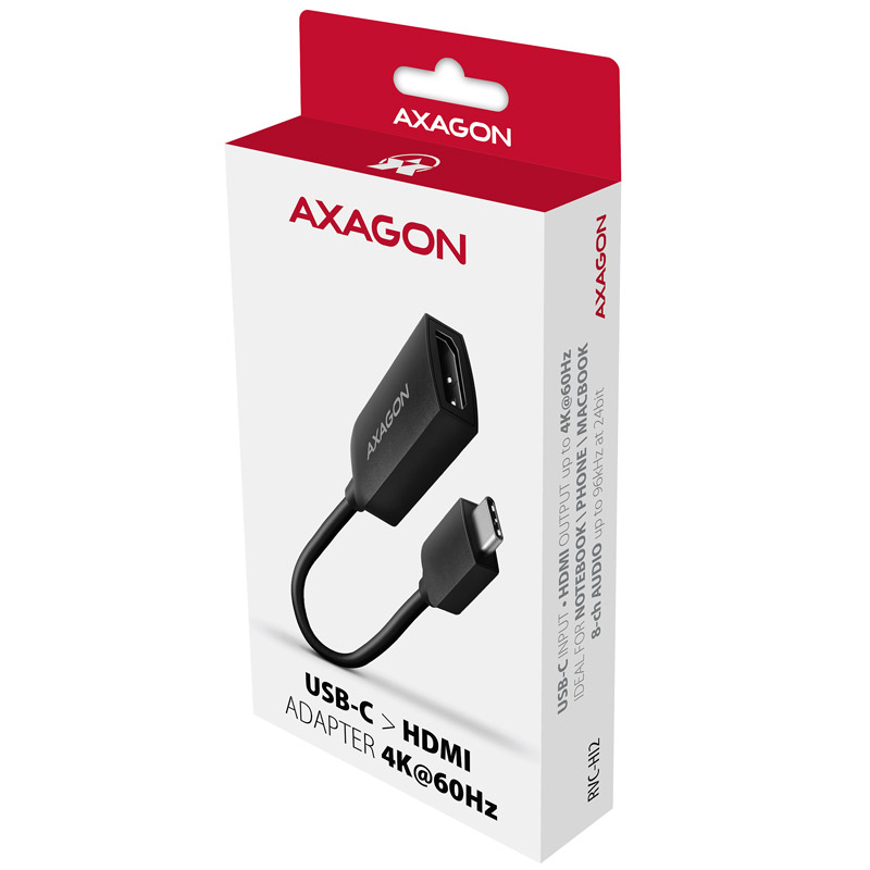 AXAGON - AXAGON RVC-HI2 USB-C to HDMI 2.0 adapter 4K60Hz