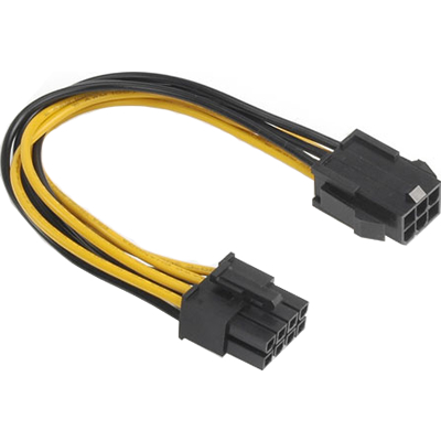 Akasa - Akasa PCI-E to ATX12V Cable Adapter (AK-CB051)