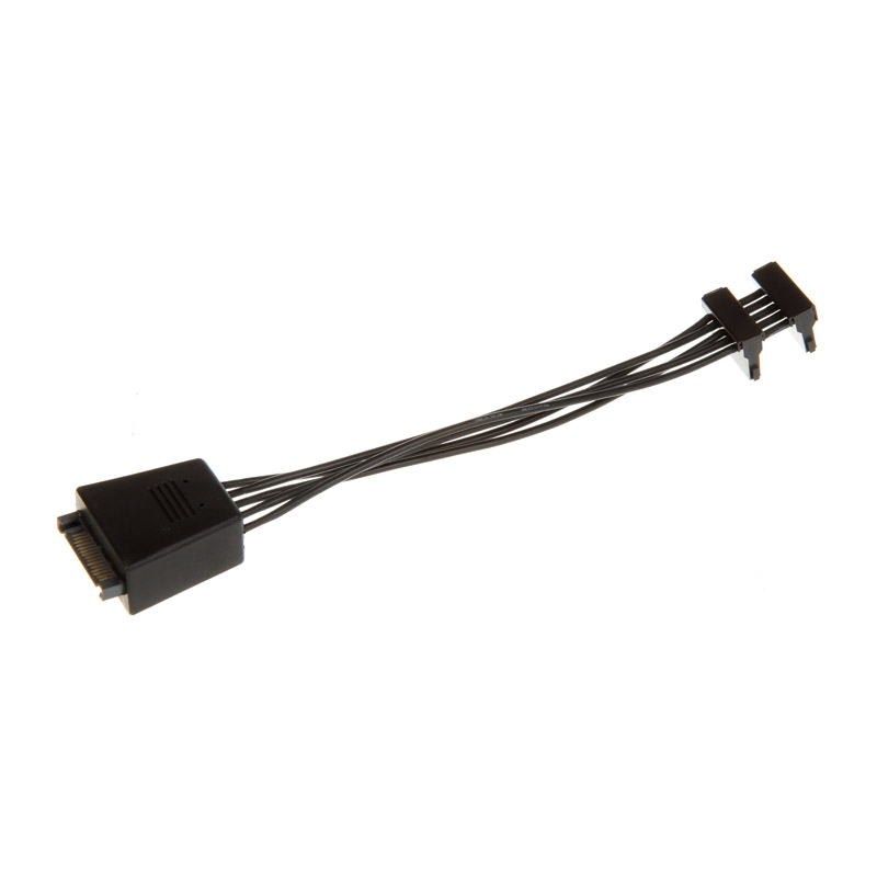 Silverstone - Silverstone SST-CP06-E2 Flexible SATA Power Cable 2x Connectors with Capacitors