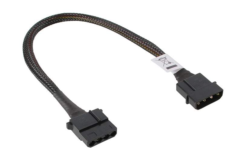 Akasa - Akasa 4pin Molex PSU Cable Extension - 30 cm (AK-CBPW02-30)