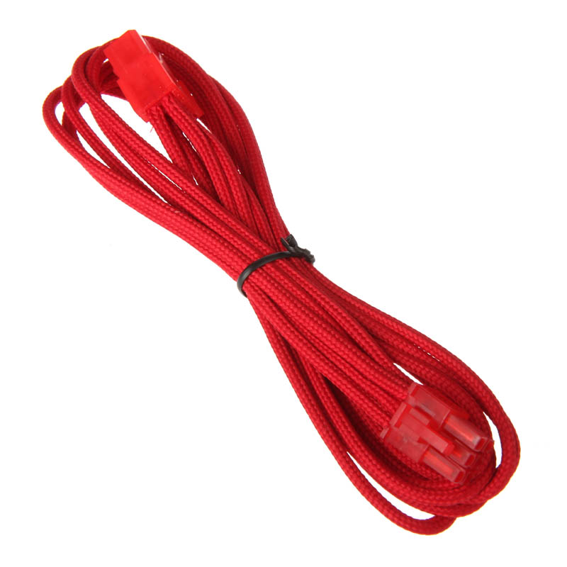 BitFenix - BitFenix Alchemy 6Pin PCIe Extension 45cm - sleeved red/red