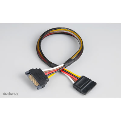 Akasa SATA power cable extension cable (30cm) (AK-CBPW04-30)