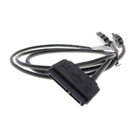 Photos - Other Components Akasa Flexstor eSATA Cable for 2.5 inch SATA HDD & SSD AK-CBSA03-80B 