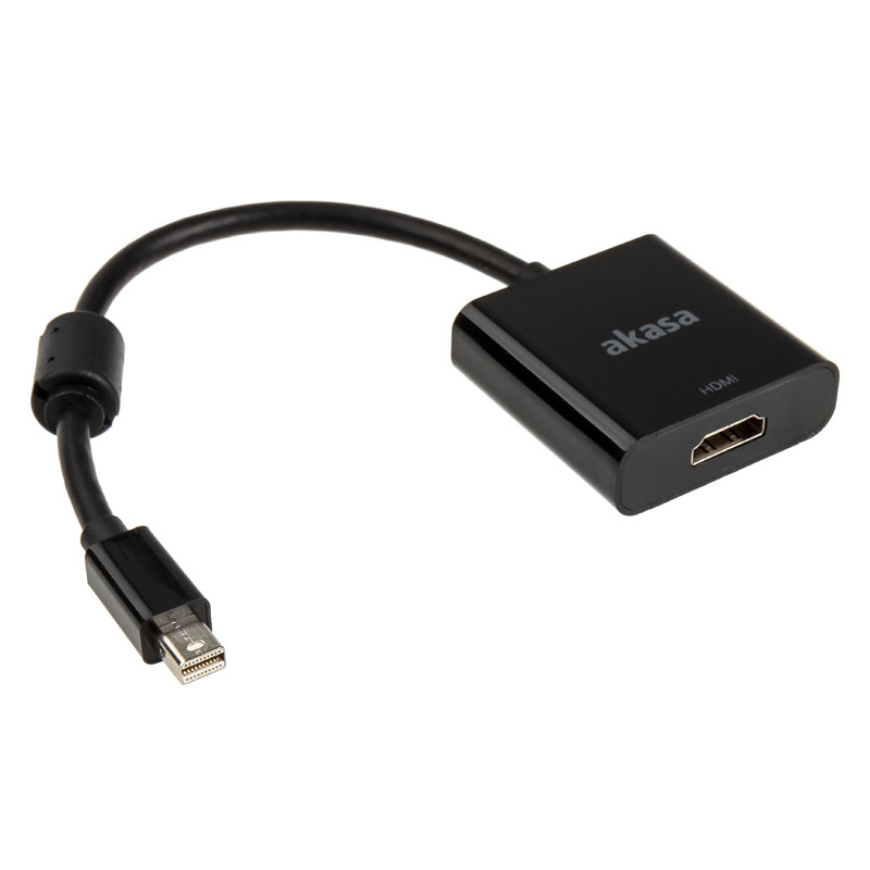 Akasa Mini DisplayPort Adapter to HDMI Female 4K - Black