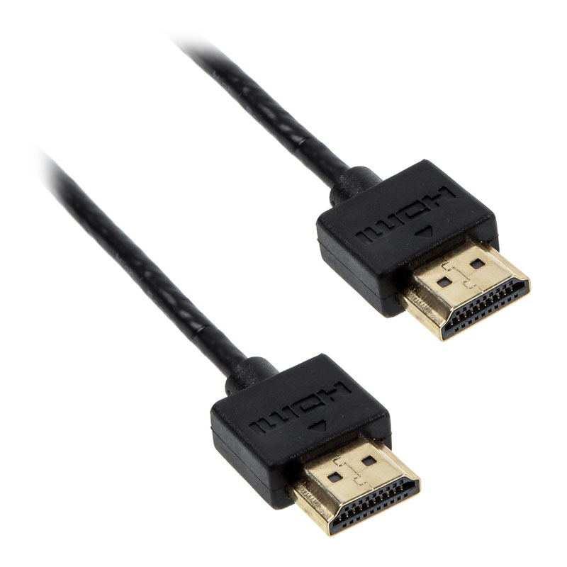Akasa Proslim 4K (UHD) HDMI Cable Black - 2m
