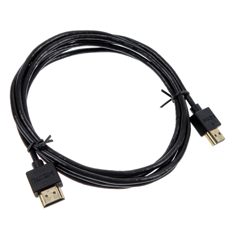 Akasa - Akasa Proslim 4K (UHD) HDMI Cable Black - 2m