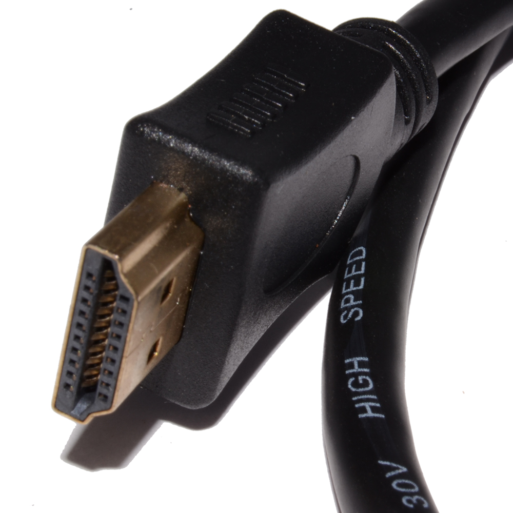 OcUK Value 2Mtr Hdmi Hi Speed With Ethernet – Full Core With Gold Connectors