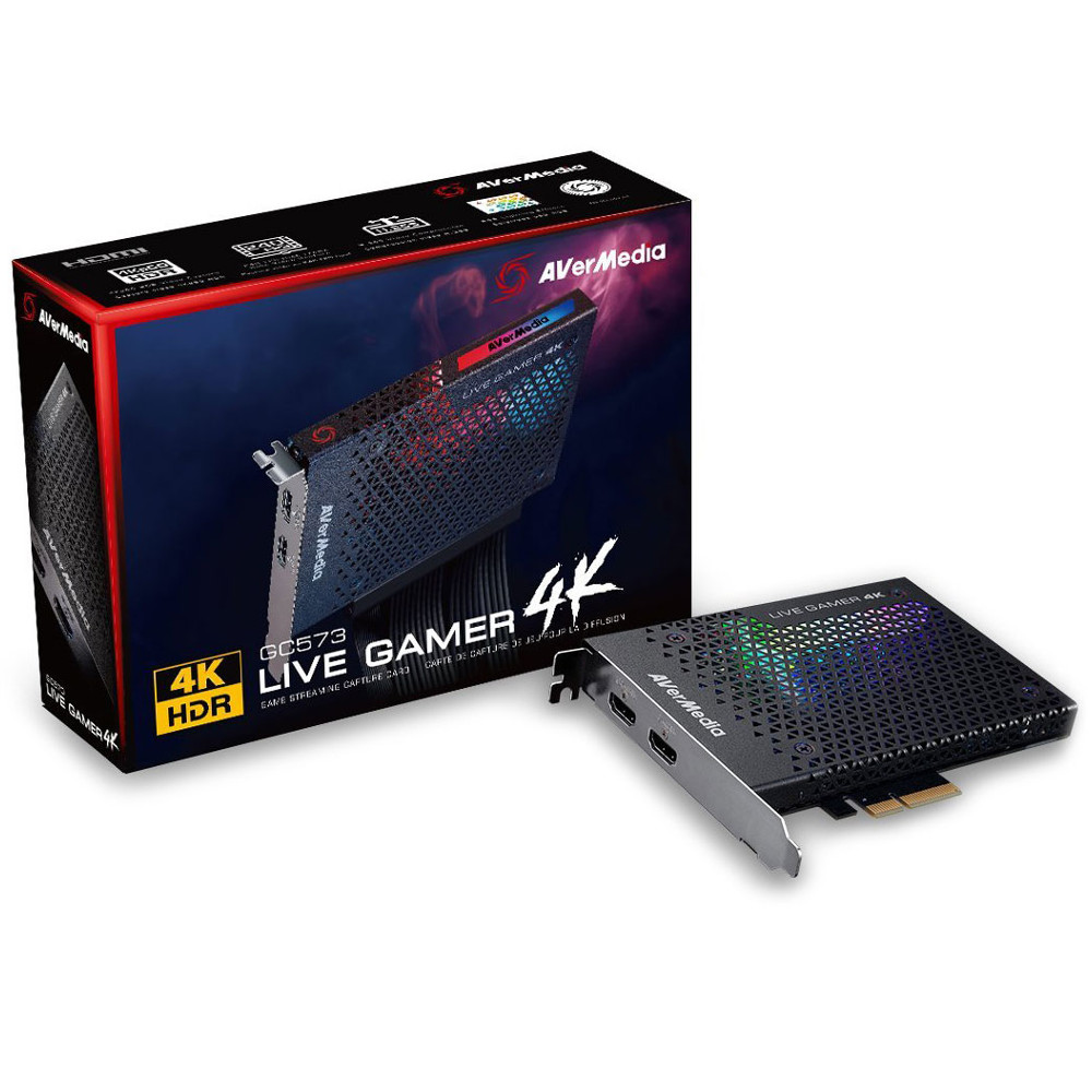 AVerMedia Live Gamer 4K GC573 - video capture adapter - PCIe 2.0 x4 - GC573  - Streaming Devices 
