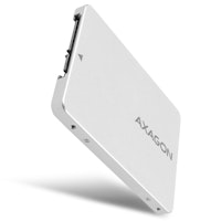 Photos - Drive Case Axagon RSS-M2SD M.2 SATA SSDs Aluminium Silver Enclosure 