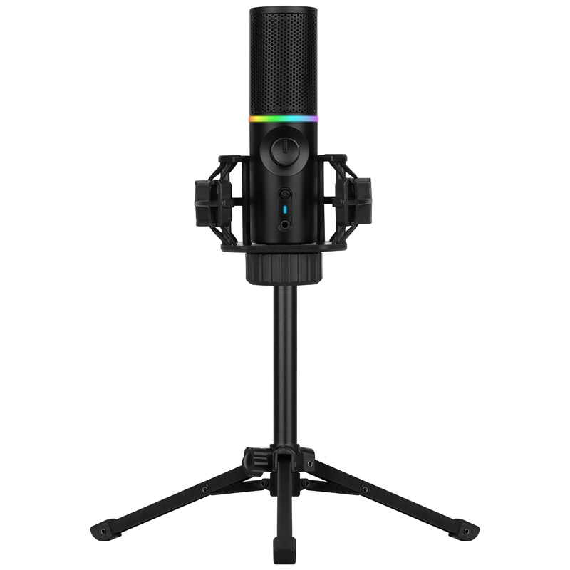 Streamplify - Streamplify MIC RGB Microphone with Mounting Tripod and Pop Filter