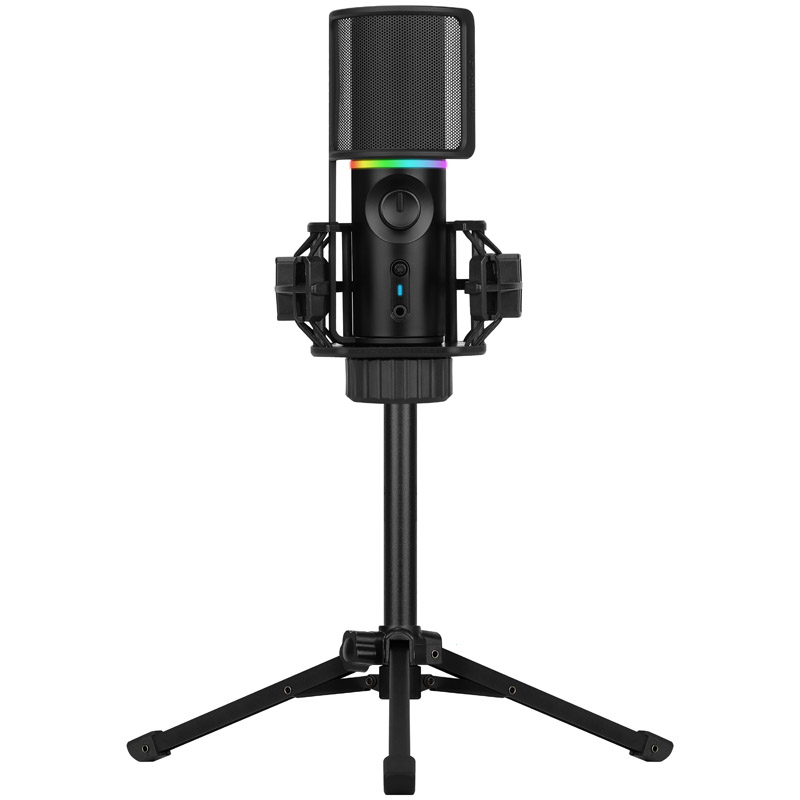 Streamplify - Streamplify MIC RGB Microphone with Mounting Tripod and Pop Filter
