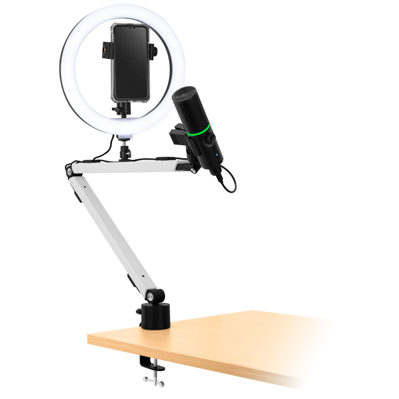 Streamplify - Streamplify MOUNT ARM Cold Shoe Mount Rail for Mics, Lights and Cameras