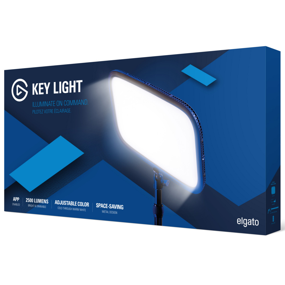 Elgato Key Light Professional Studio and Streaming Lighting (10GAK9901)