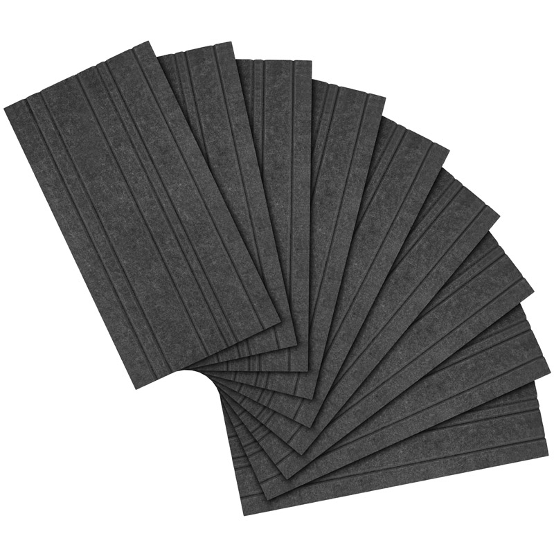 Streamplify ACOUSTIC PANELS 9 Pack of Acoustic Panelling - Grey