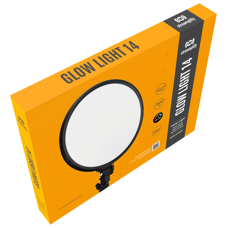Streamplify - Streamplify GLOW LIGHT 14 Ring Light with LCD Touch Panel