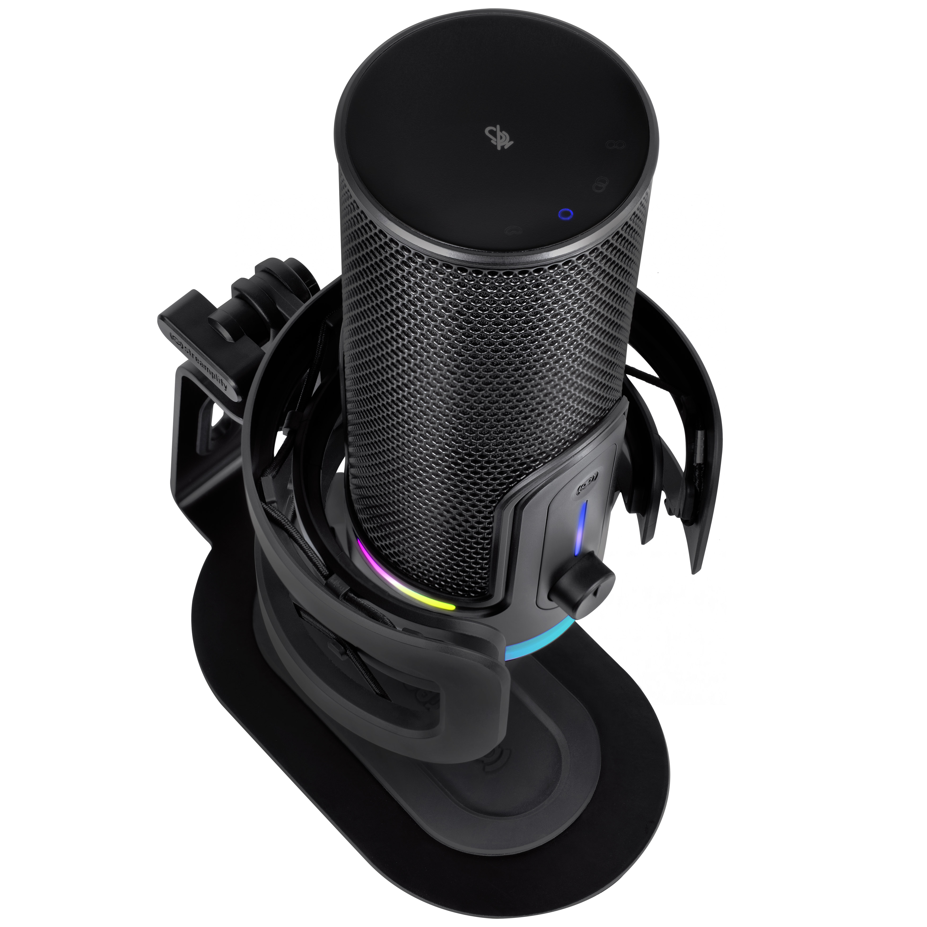 Streamplify - Streamplify MIC PRO USB RGB Microphone with Anti-Vibration Mount 