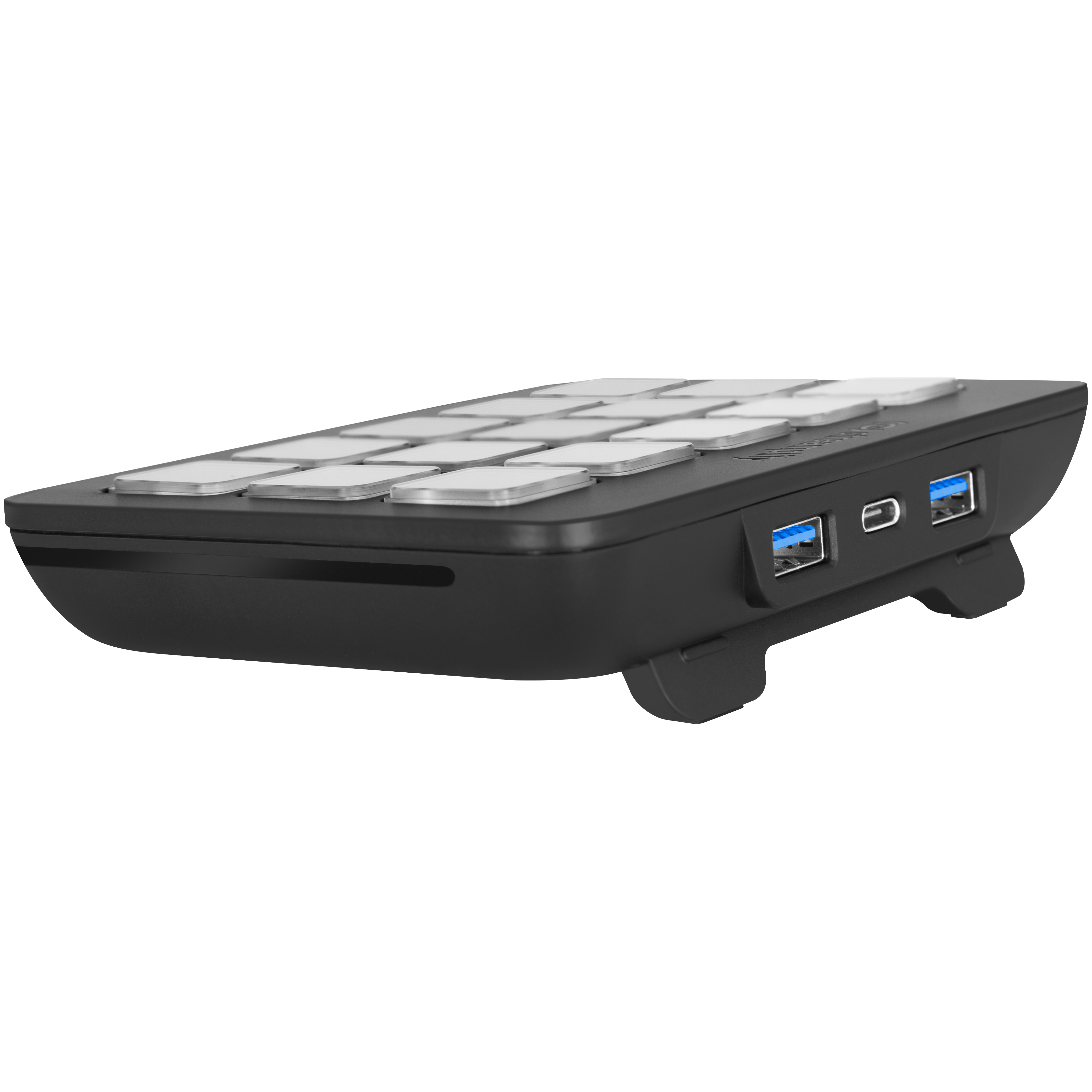 Streamplify - Streamplify STREAMING DECK ONE Customisable LCD Stream Deck and USB Hub - Black 